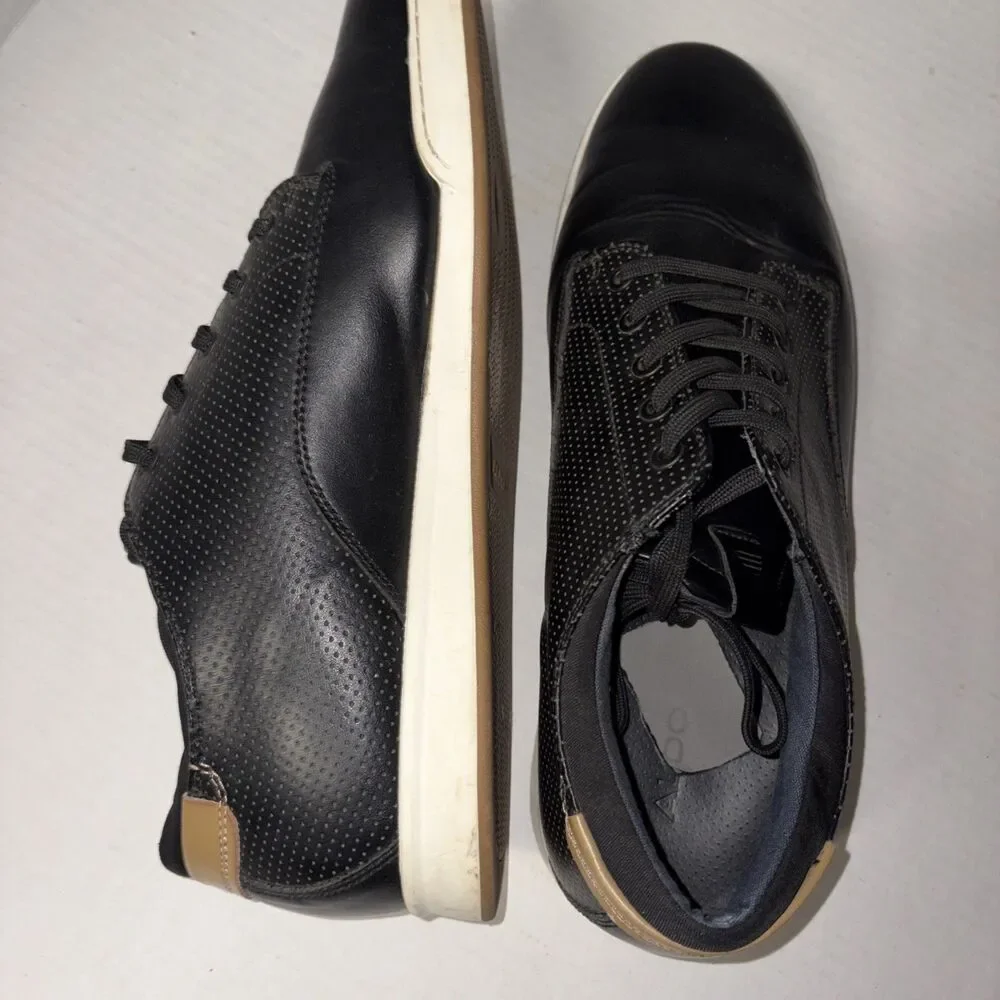 Aldo Men's Shoes Black White Vilasen Oxford Size 12